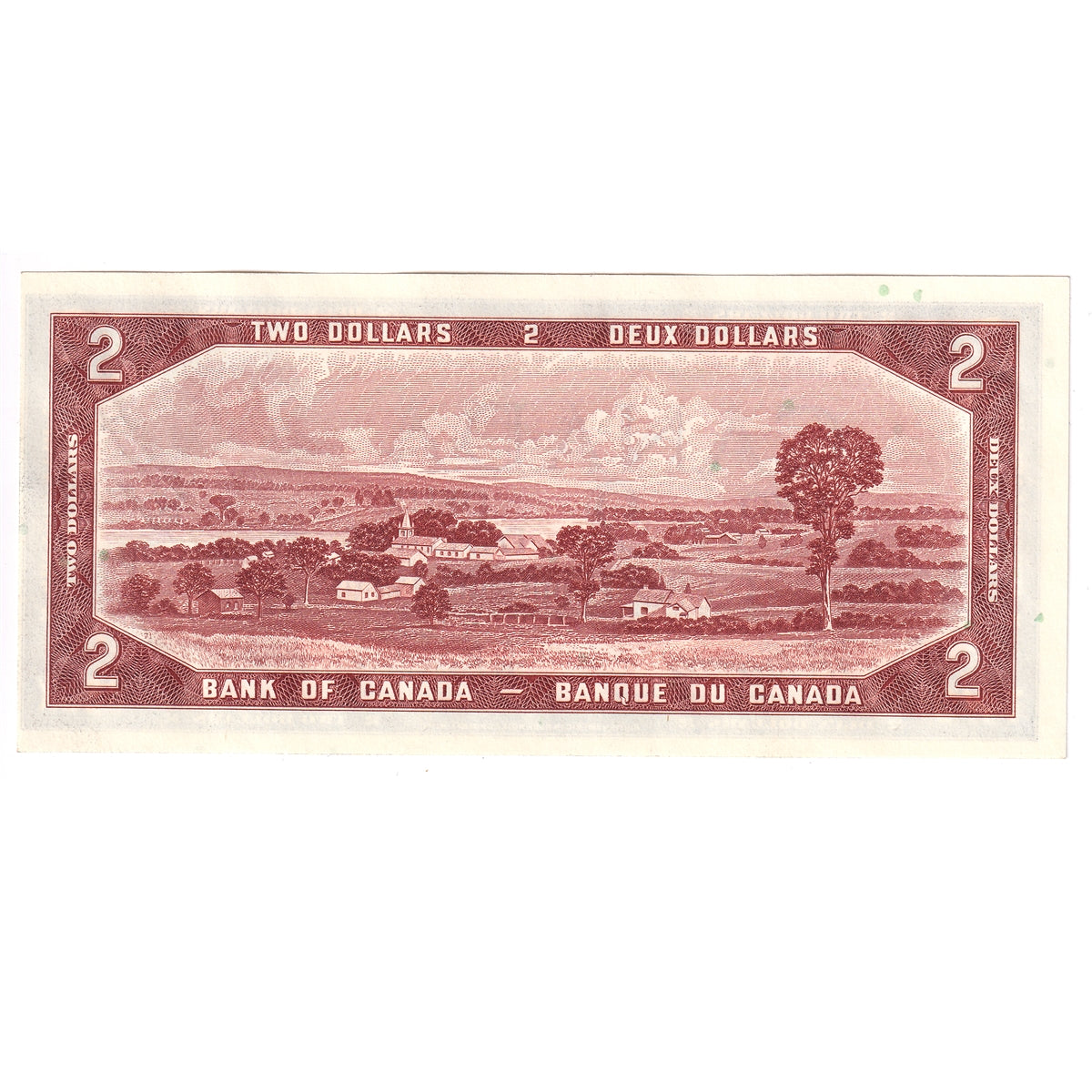 BC-38b 1954 Canada $2 Beattie-Rasminsky, E/R, Uncirculated (MS60)