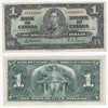 BC-21c 1937 Canada $1 Gordon-Towers, Z/A, VF-EF (VF30)