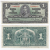 BC-21c 1937 Canada $1 Gordon-Towers, S/L, EF-AU (EF45)