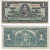 BC-21c 1937 Canada $1 Gordon-Towers, S/L, VF-EF (VF30)