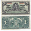 BC-21c 1937 Canada $1 Gordon-Towers, T/L, VF-EF (VF30)