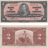 BC-22b 1937 Canada $2 Gordon-Towers, E/B, VF-EF (VF30)