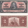 BC-22b 1937 Canada $2 Gordon-Towers, H/B, VF-EF (VF30)