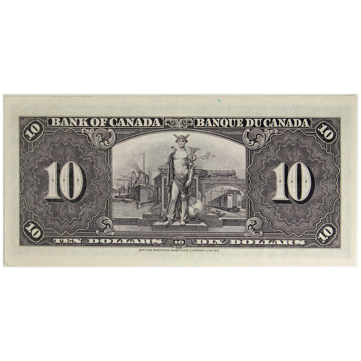 BC-24b 1937 Canada $10 Gordon-Towers, C/D, VF-EF (VF30)