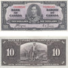 BC-24c 1937 Canada $10 Coyne-Towers, K/T, EF-AU