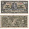 BC-25b 1937 Canada $20 Gordon-Towers, C/E, F