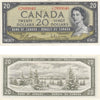BC-41b 1954 Canada $20 Beattie-Rasminsky, T/E, EF-AU (EF45)