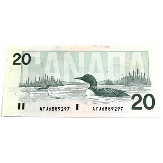 BC-58d-i 1991 Canada $20 Knight-Dodge, AYJ, AU-UNC