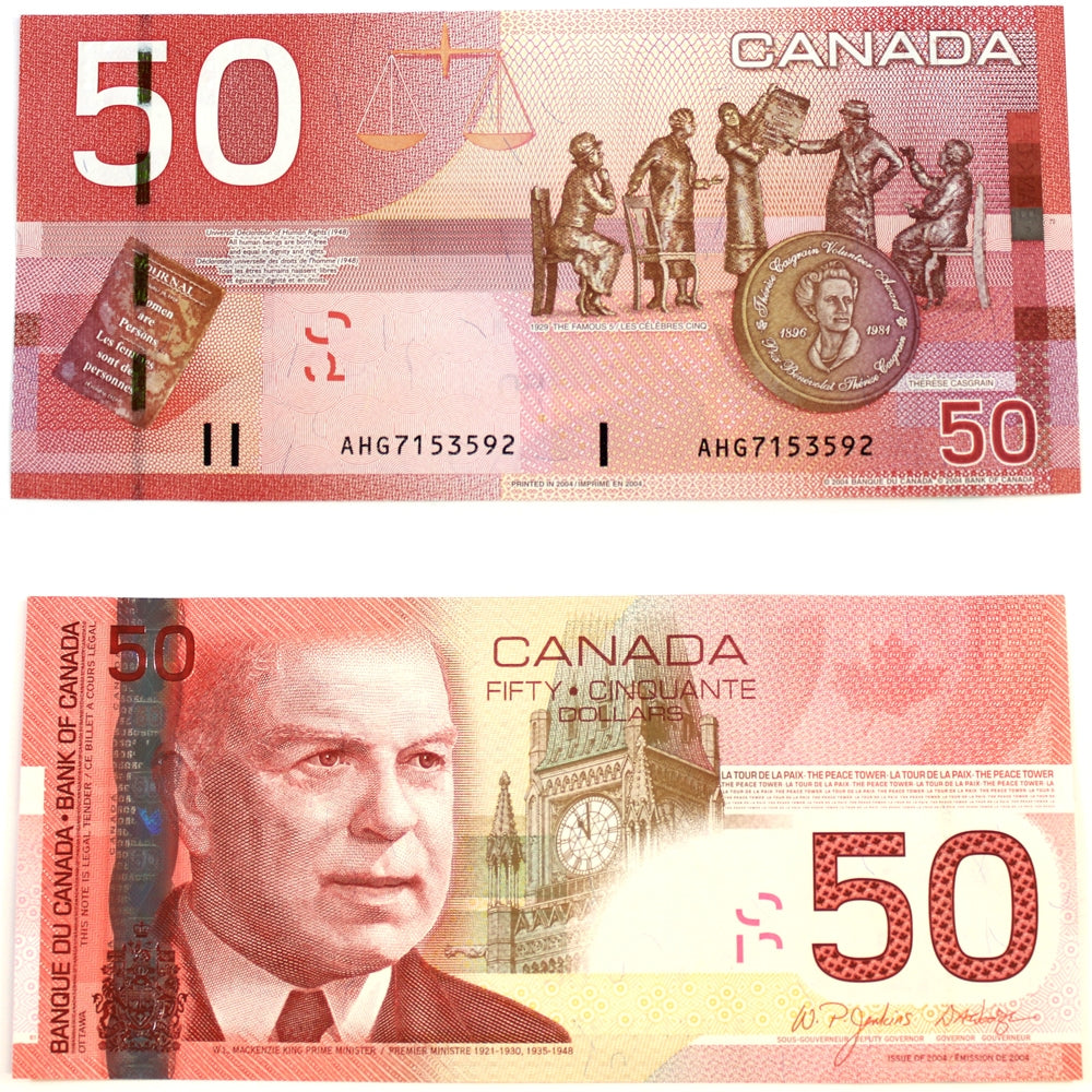 BC-65a 2004 Canada $50 Jenkins-Dodge, AHG, Uncirculated (MS60)