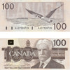 BC-60a-i 1988 Canada $100 Thiessen-Crow, AJZ, Clear BPN, AU-UNC (AU55)
