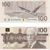 BC-60b 1988 Canada $100 Bonin-Thiessen, BJI, circ