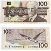 BC-60d 1988 Canada $100 Knight-Dodge, BJU, circ