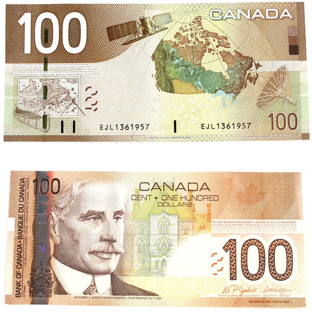BC-66a-i 2006 Canada $100 Jenkins-Dodge, EJL, Uncirculated (MS60)