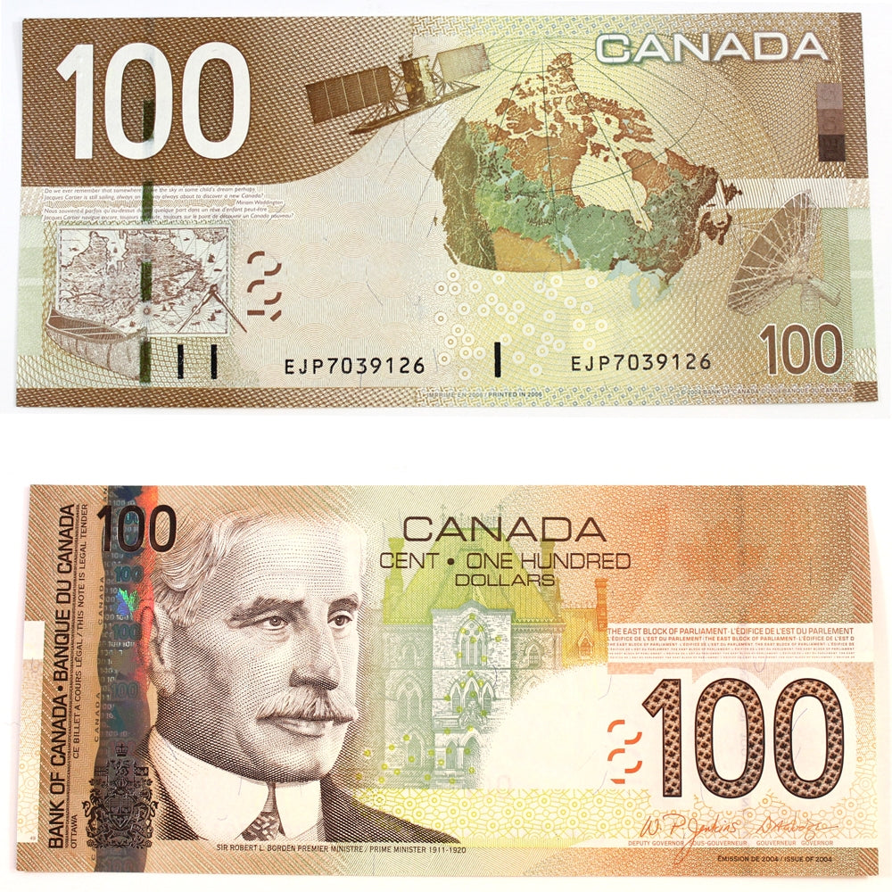 BC-66a-i 2006 Canada $100 Jenkins-Dodge, EJP, Uncirculated (MS60)