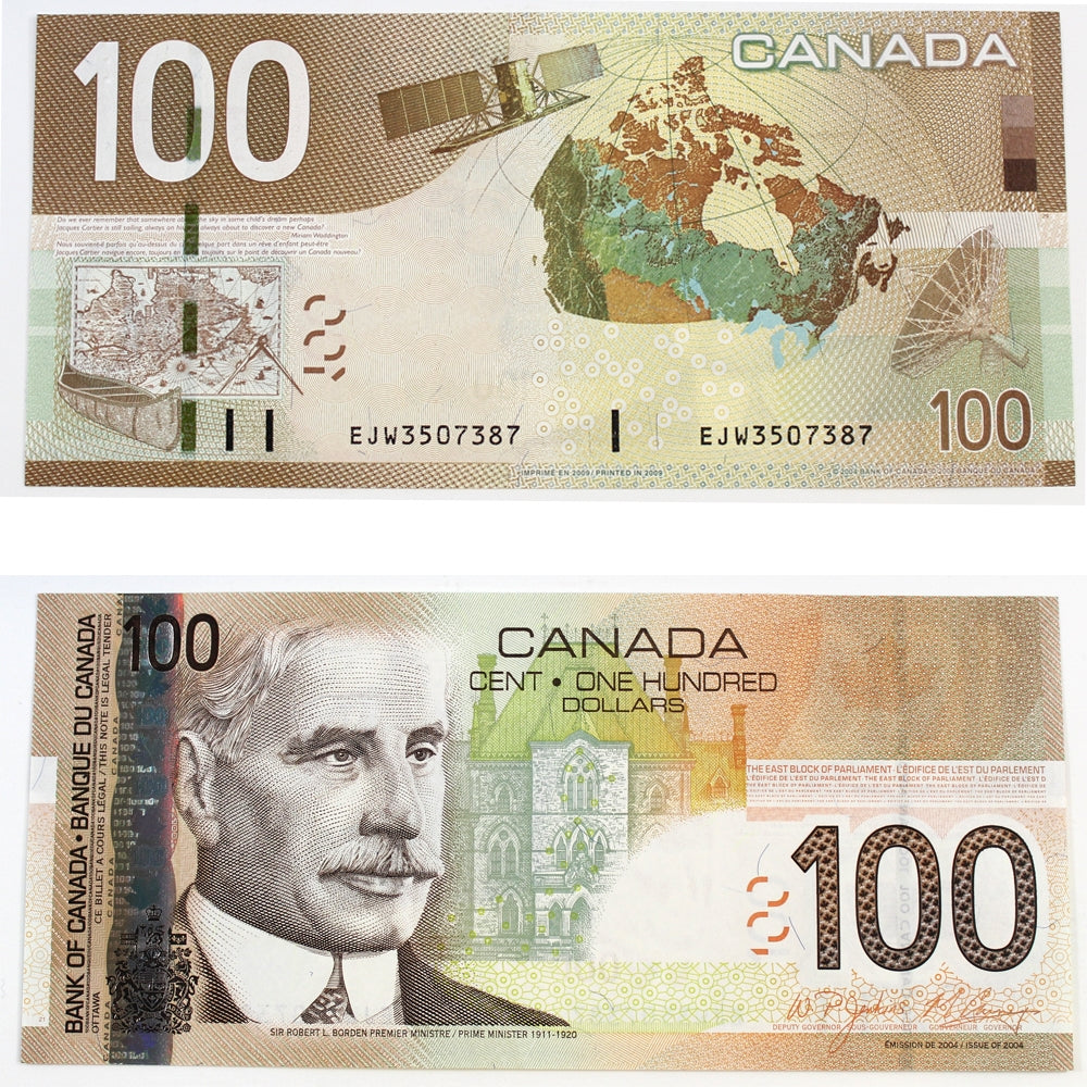 BC-66b 2009 Canada $100 Jenkins-Carney, EJW, Uncirculated (MS60)