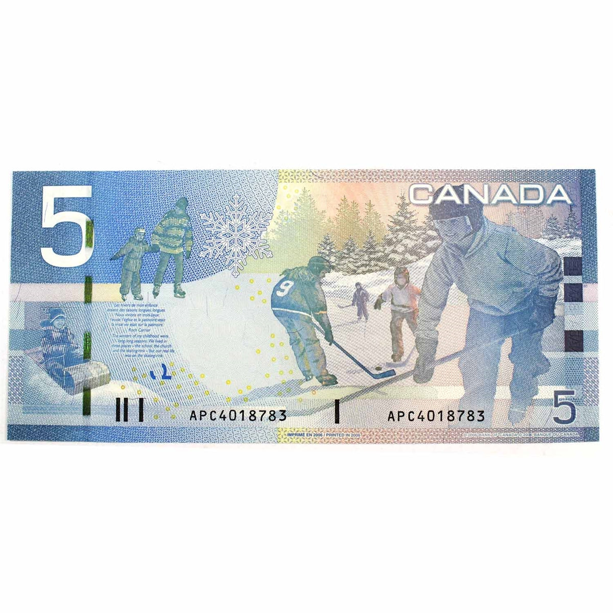 BC-67a 2006 Canada $5 Jenkins-Dodge, APC, Uncirculated (MS60)