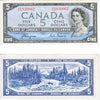 BC-31a 1954 Canada $5 Coyne-Towers, Devil's Face, C/C, Extra Fine (EF40)