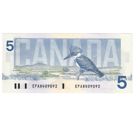 BC-56a-i 1986 Canada $5 Crow-Bouey, EPA, AU