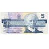 BC-56b 1986 Canada $5 Thiessen-Crow, FNZ, Almost Uncirculated (AU50)