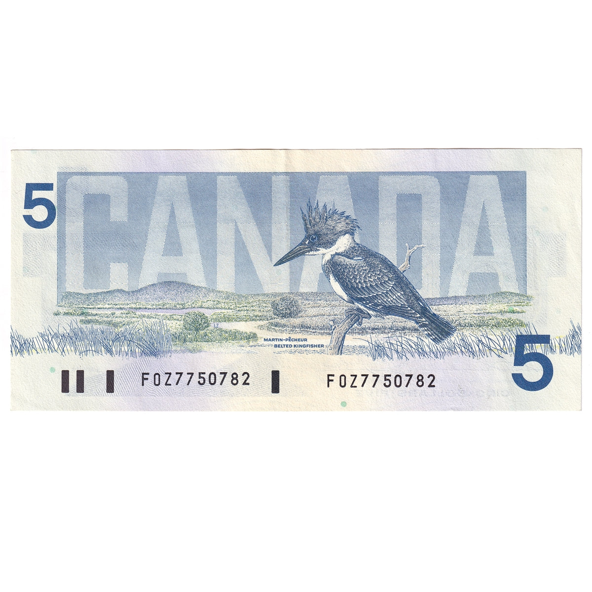BC-56b 1986 Canada $5 Thiessen-Crow, FOZ, AU