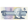 BC-56b 1986 Canada $5 Thiessen-Crow, FOZ, AU