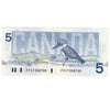 BC-56b 1986 Canada $5 Thiessen-Crow, FPC, UNC