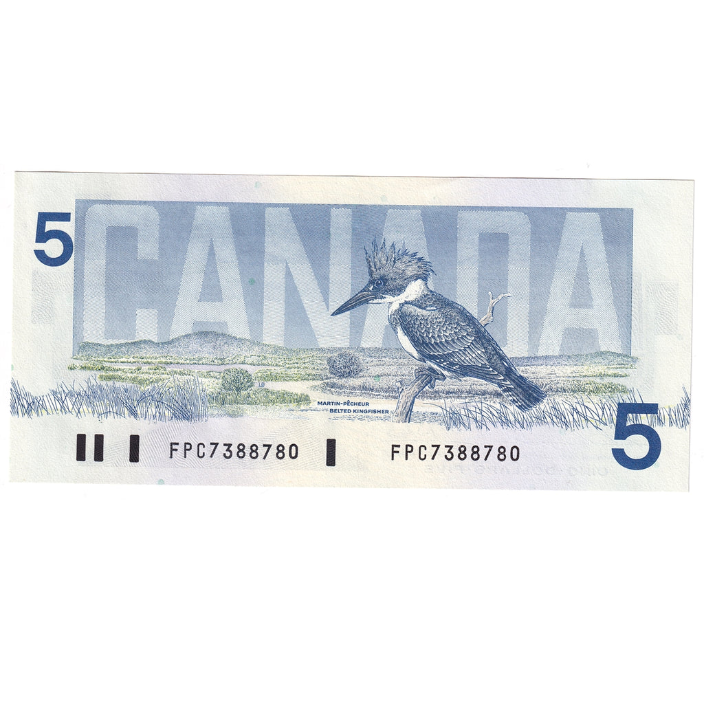 BC-56b 1986 Canada $5 Thiessen-Crow, FPC, UNC