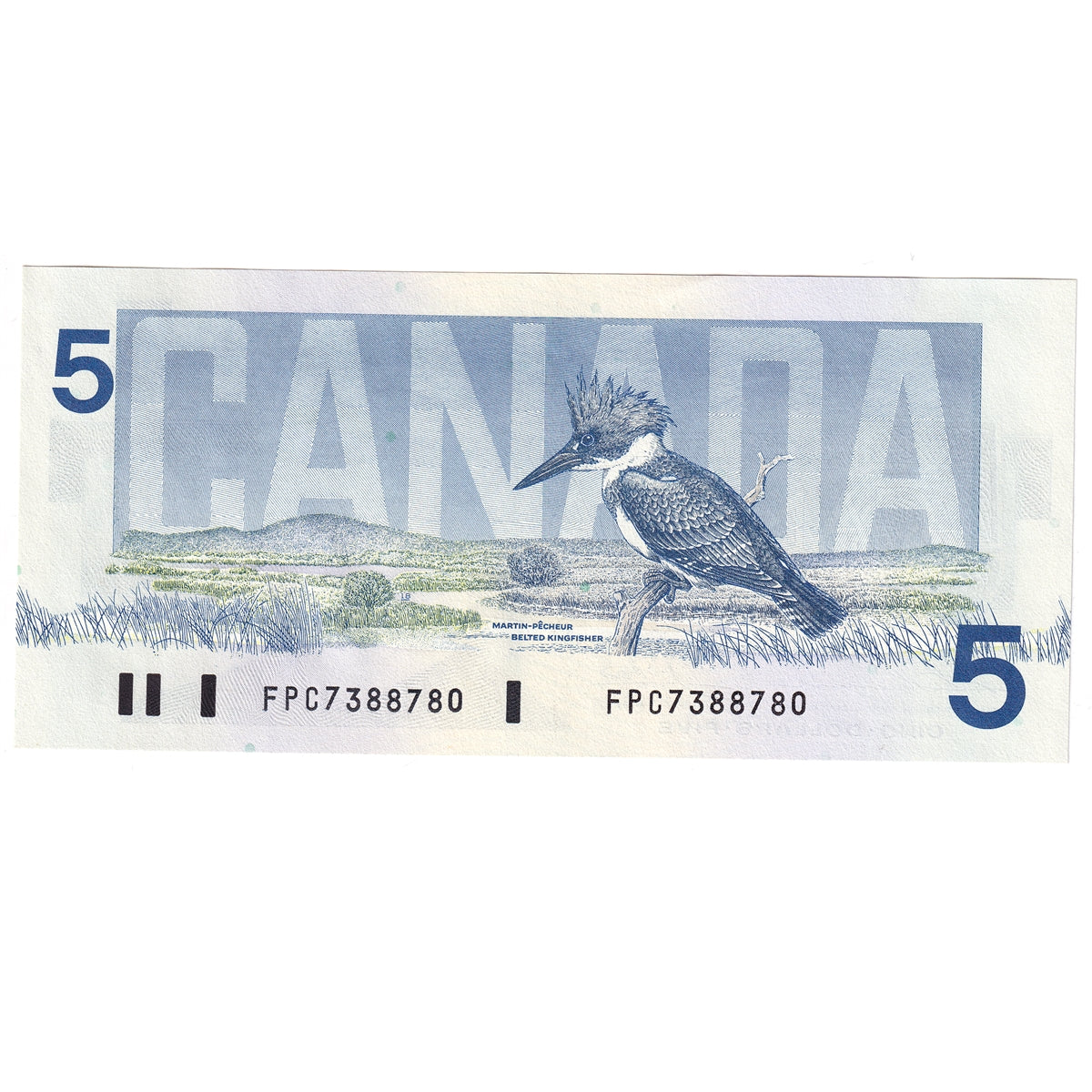 BC-56b 1986 Canada $5 Thiessen-Crow, FPC, UNC