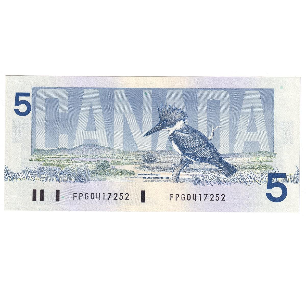 BC-56b 1986 Canada $5 Thiessen-Crow, FPG, CUNC