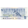 BC-56bA 1986 Canada $5 Thiessen-Crow, FNX Below 7.08M, Uncirculated (MS60)