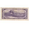 BC-40b 1954 Canada $10 Beattie-Rasminsky, Y/T, Fine (F12)