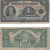 BC-2 1935 Canada $1 Osborne-Towers, French, G-VG (G6)