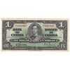 BC-21c 1937 Canada $1 Gordon-Towers, M/L, EF-AU (EF45)