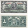 BC-21c 1937 Canada $1 Gordon-Towers, L/M, VF-EF (VF30)