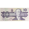 BC-57a 1989 Canada $10 Thiessen-Crow, AEG, Choice Uncirculated (CUNC63)