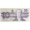 BC-57a 1989 Canada $10 Thiessen-Crow, AEH, Choice Uncirculated (CUNC63)