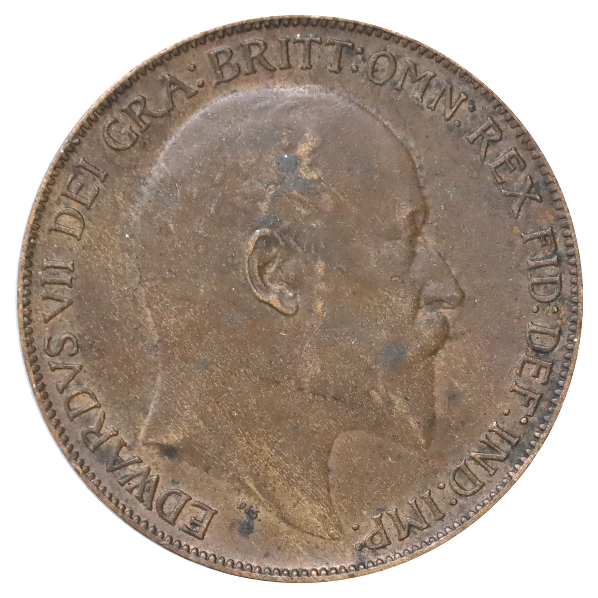 Great Britain 1909 Canada Penny EF-AU (EF45)
