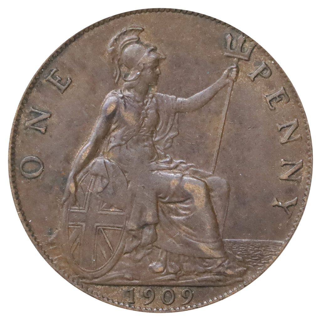 Great Britain 1909 Canada Penny Extra Fine (EF40)