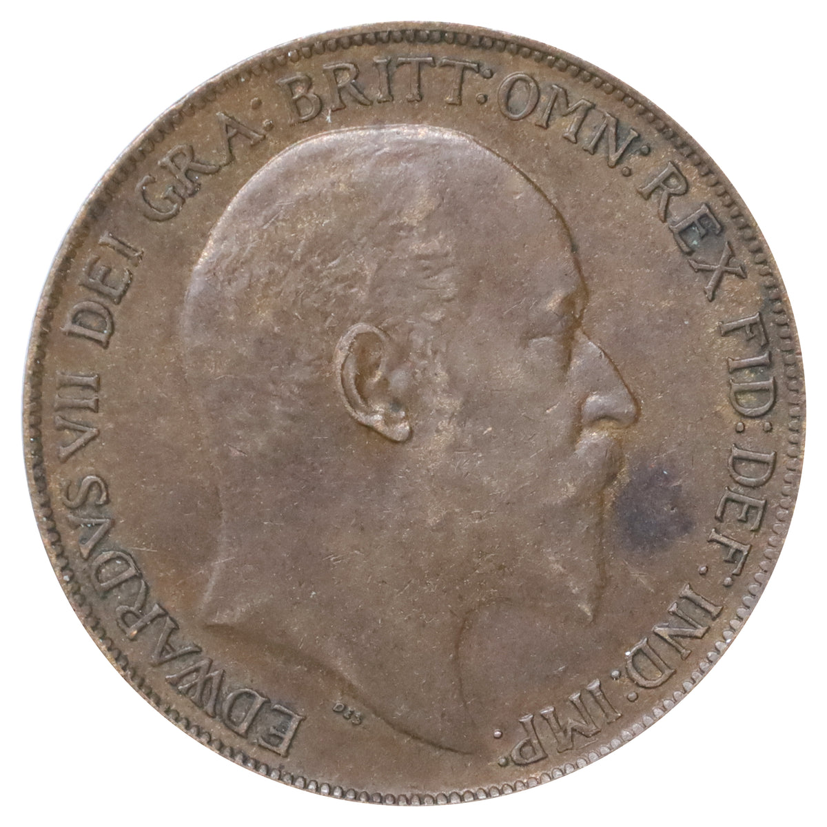 Great Britain 1909 Canada Penny Extra Fine (EF40)
