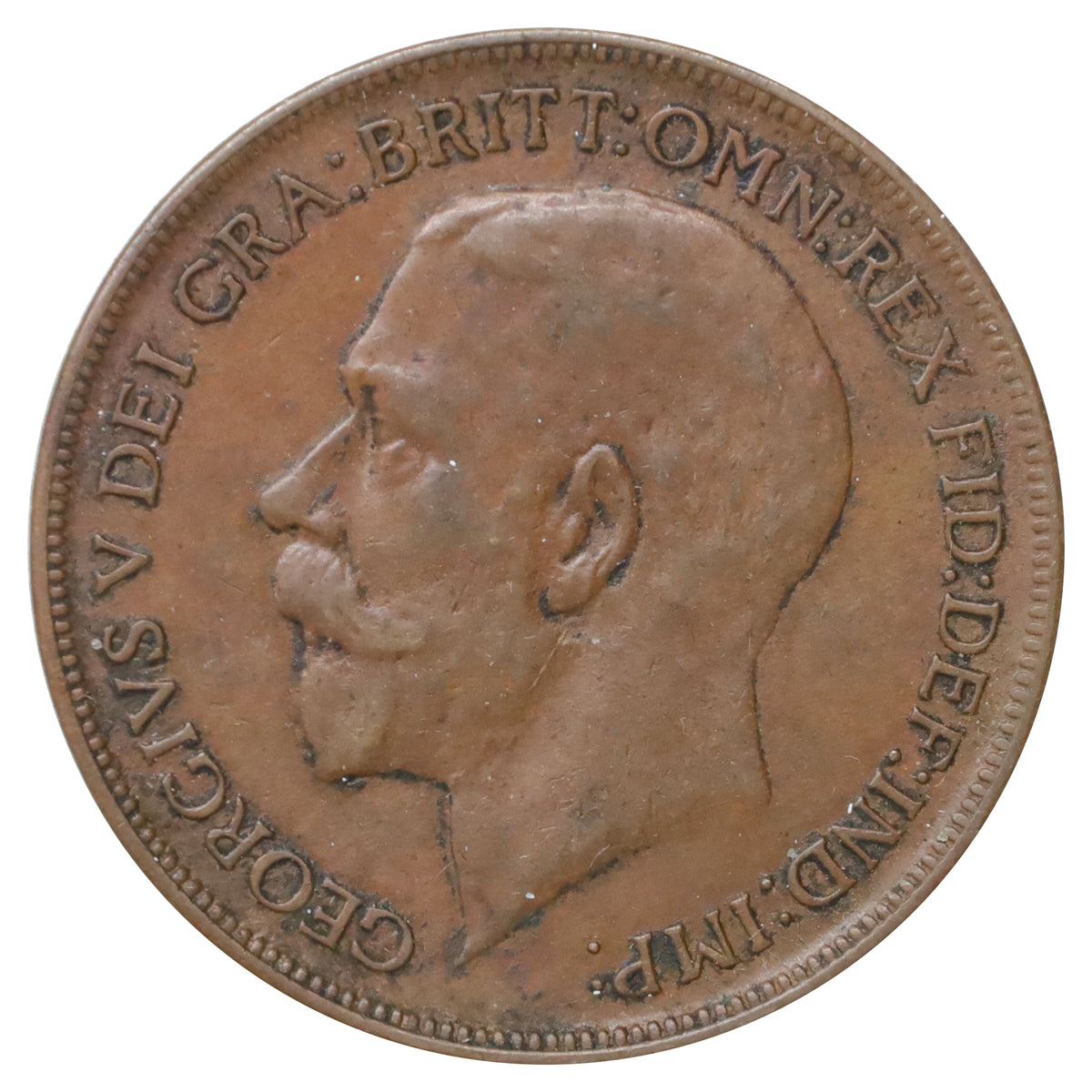 Great Britain 1922 Penny Extra Fine (EF40)