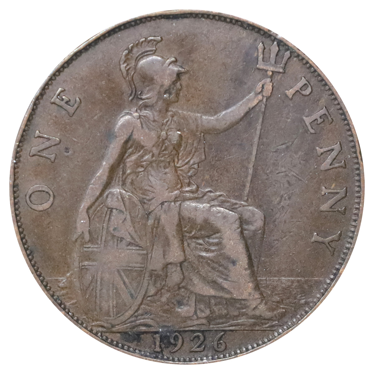 Great Britain 1926 Penny VF-EF (VF30)