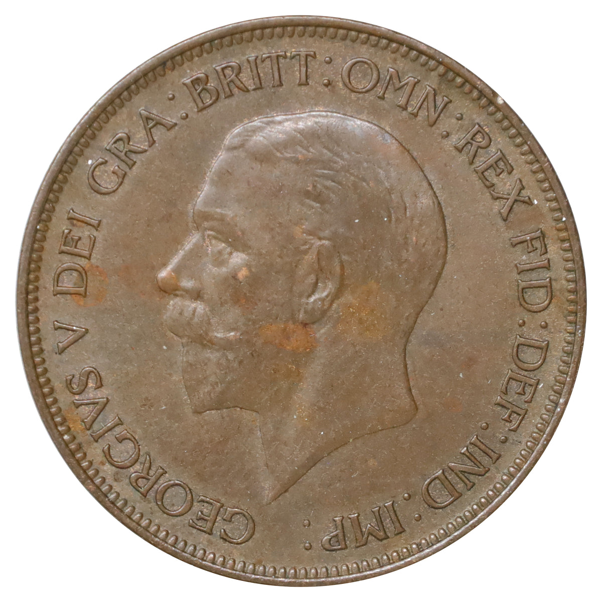 Great Britain 1931 Penny Almost Uncirculated (AU50)