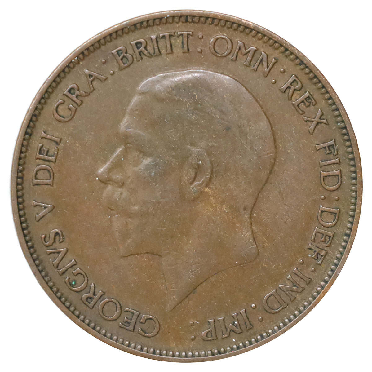 Great Britain 1934 Penny Almost Uncirculated (AU50)