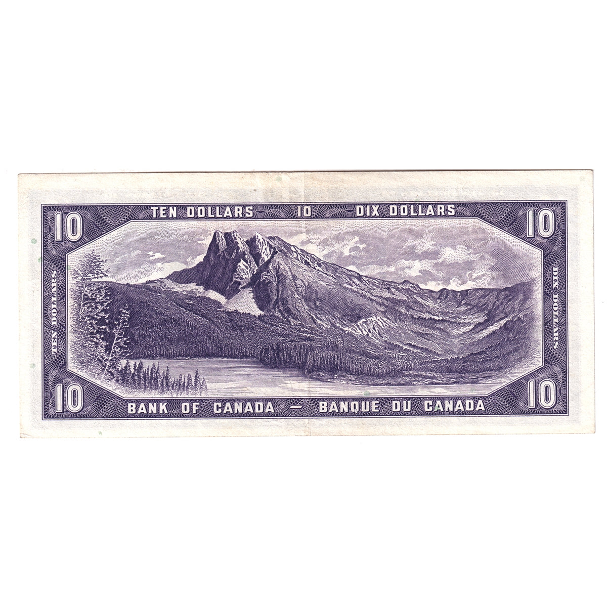 BC-40a 1954 Canada $10 Beattie-Coyne, R/D, VF-EF (VF30)