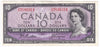 BC-40a 1954 Canada $10 Beattie-Coyne, V/D, EF