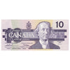 BC-57a 1989 Canada $10 Thiessen-Crow, ATF, AU-UNC (AU55)