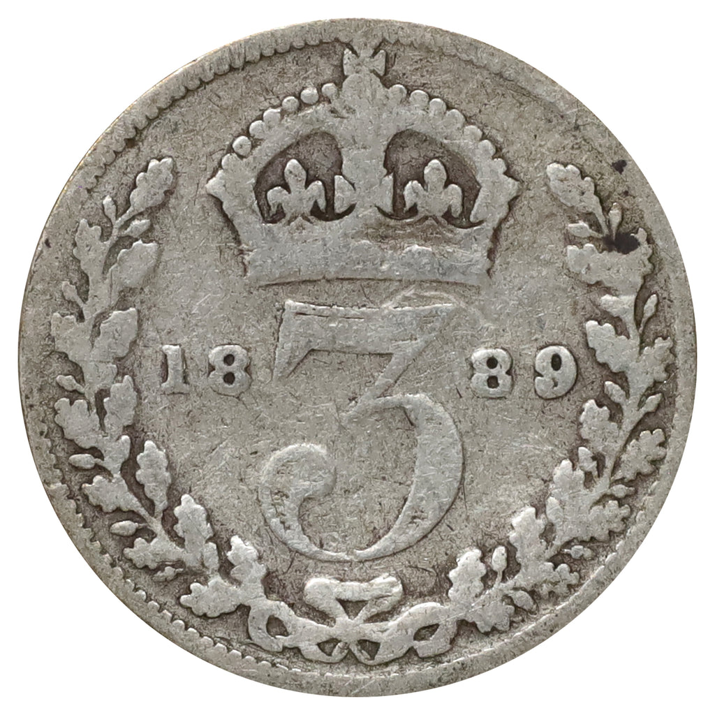Great Britain 1889 3 Pence Good (G4)