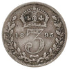 Great Britain 1895 3 Pence VG-F (VG10)