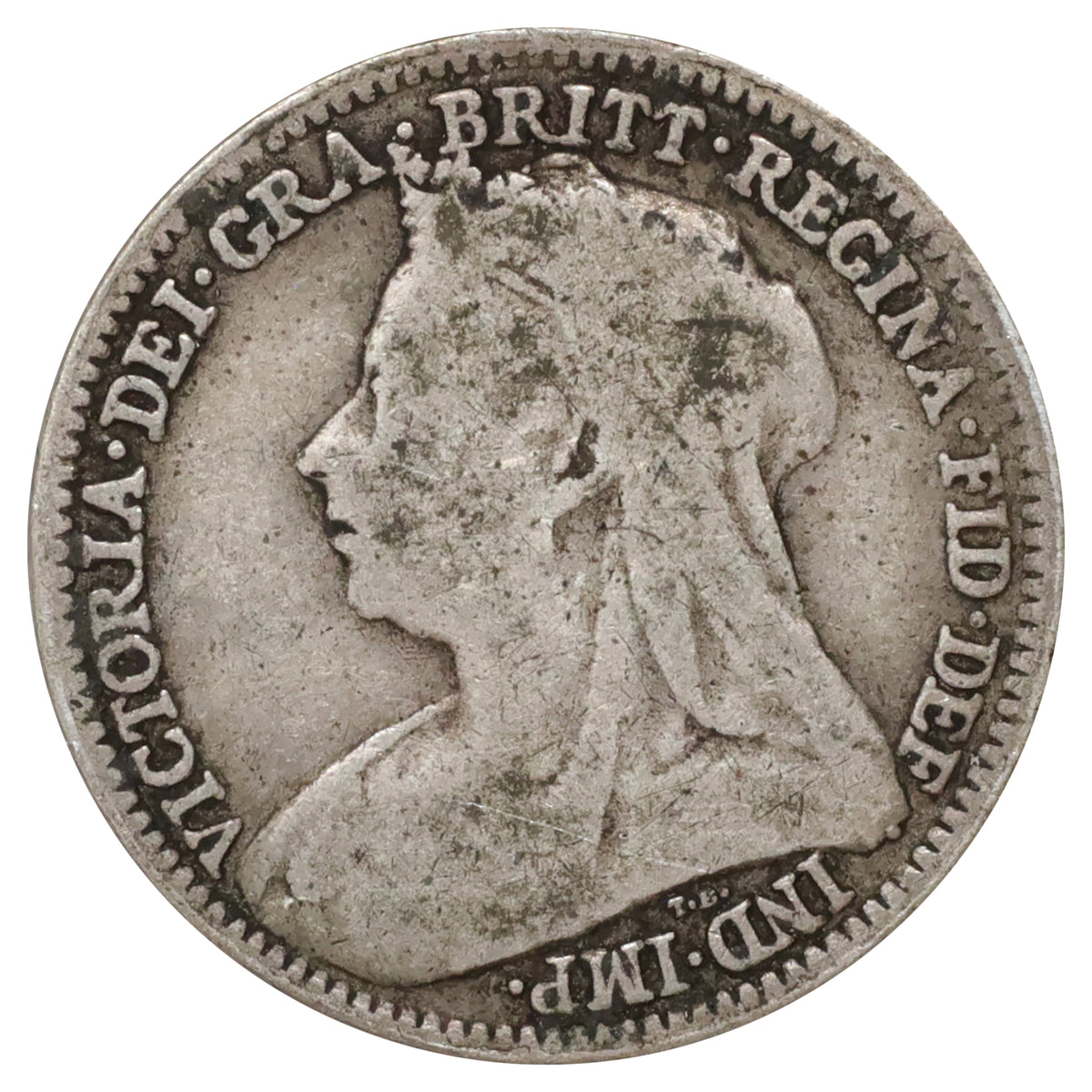 Great Britain 1895 3 Pence VG-F (VG10)