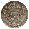 Great Britain 1897 3 Pence Extra Fine (EF40)